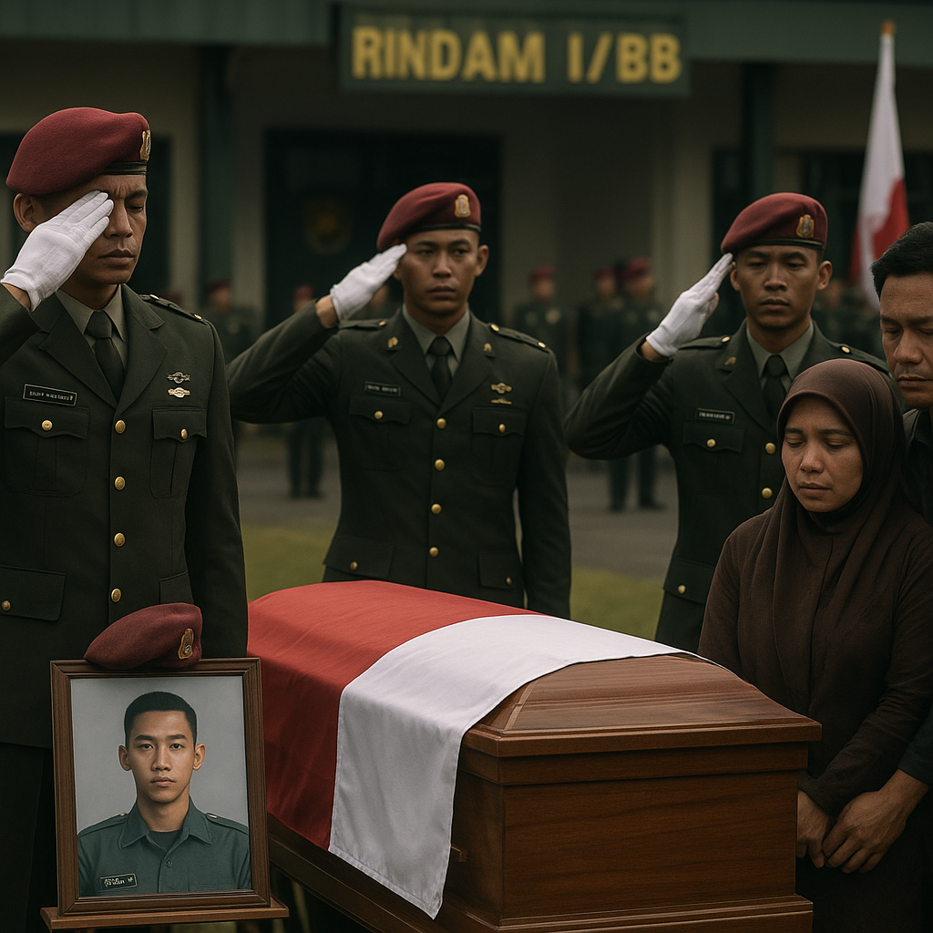 Dalam Duka, Tetap Tegar: Kisah Pengabdian Prajurit Siswa di Rindam I/BB