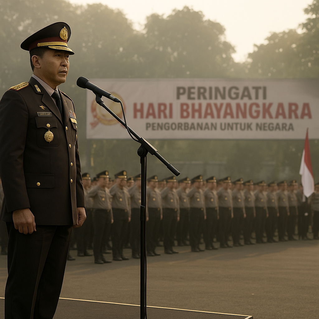 Peringati Hari Bhayangkara, Polri Gelar Apel Besar dengan Pesan Pengorbanan untuk Negara