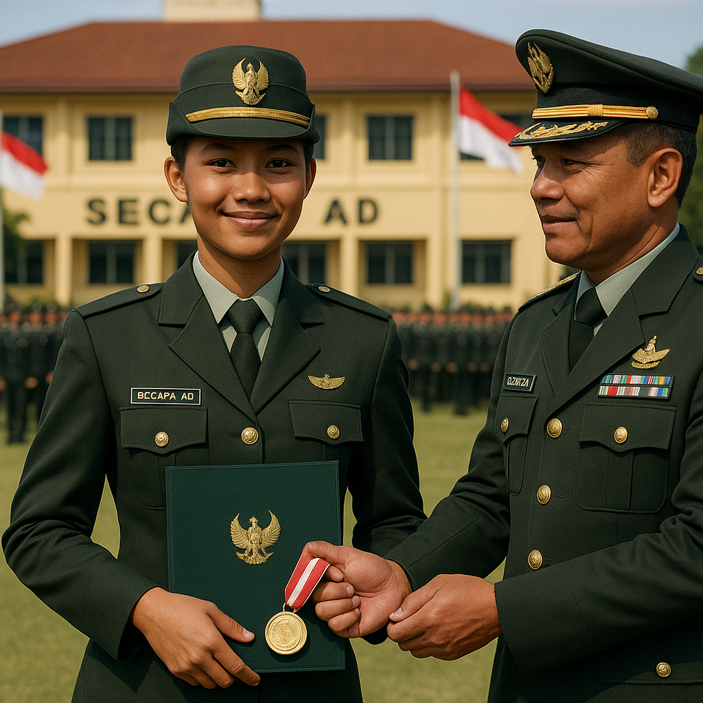 Lulusan Terbaik Secapa AD Berbagi Tips Sukses Hadapi Seleksi TNI: Kunci Utama adalah Mental Baja dan Kejujuran