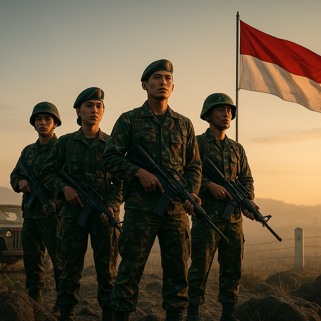 Darah Muda di Perbatasan: Kisah Prajurit TNI Angkat Senjata Demi Tegaknya Kedaulatan NKRI