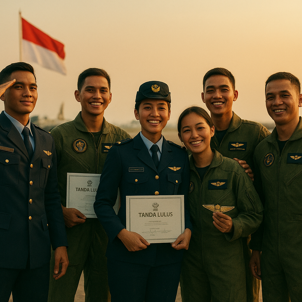 Semangat Juang Tak Kenal Lelah: Kisah Prajurit TNI Penerbang Usai Lulus Pendidikan Lanjut