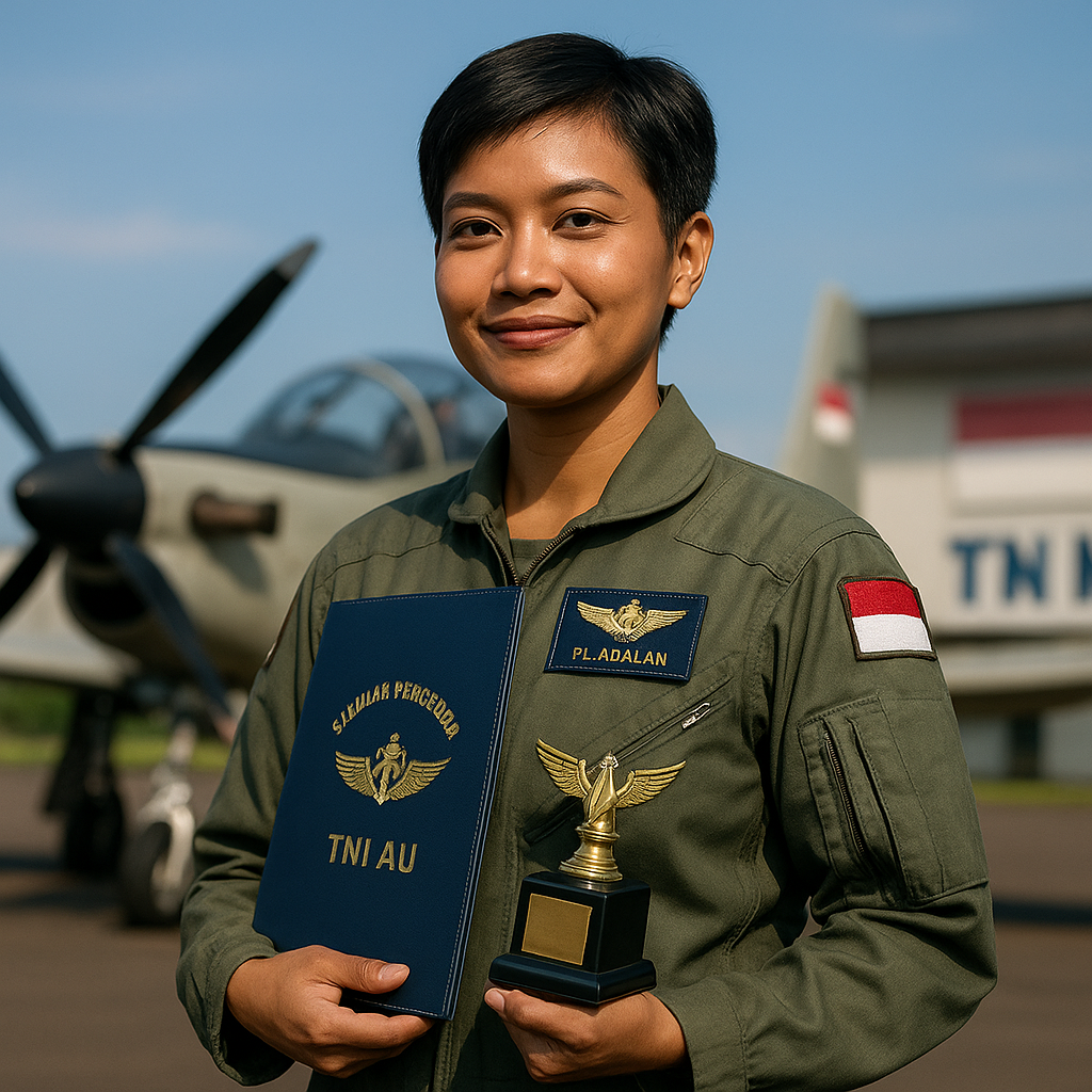 Prajurit Wanita TNI AU Lulus Terbaik Sekbang, Pecahkan Stereotip di Langit Biru