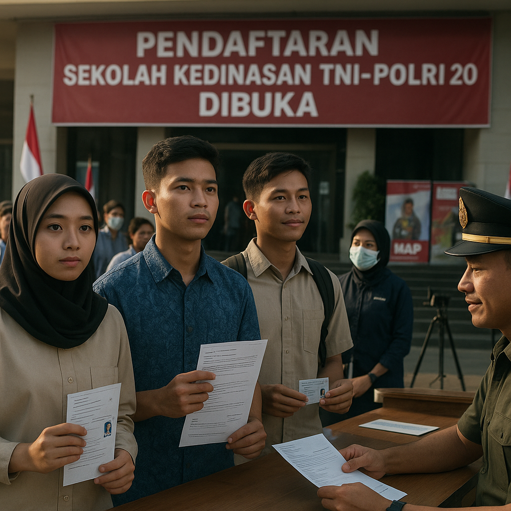 Langkah Pertama Menuju Legenda: Pendaftaran Sekolah Kedinasan TNI-Polri 2027 Dibuka, Rebut Kesempatanmu!