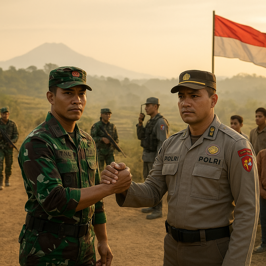 Latihan Gabungan TNI-Polri Perkuat Sinergi Bela Negara di Wilayah Rawan
