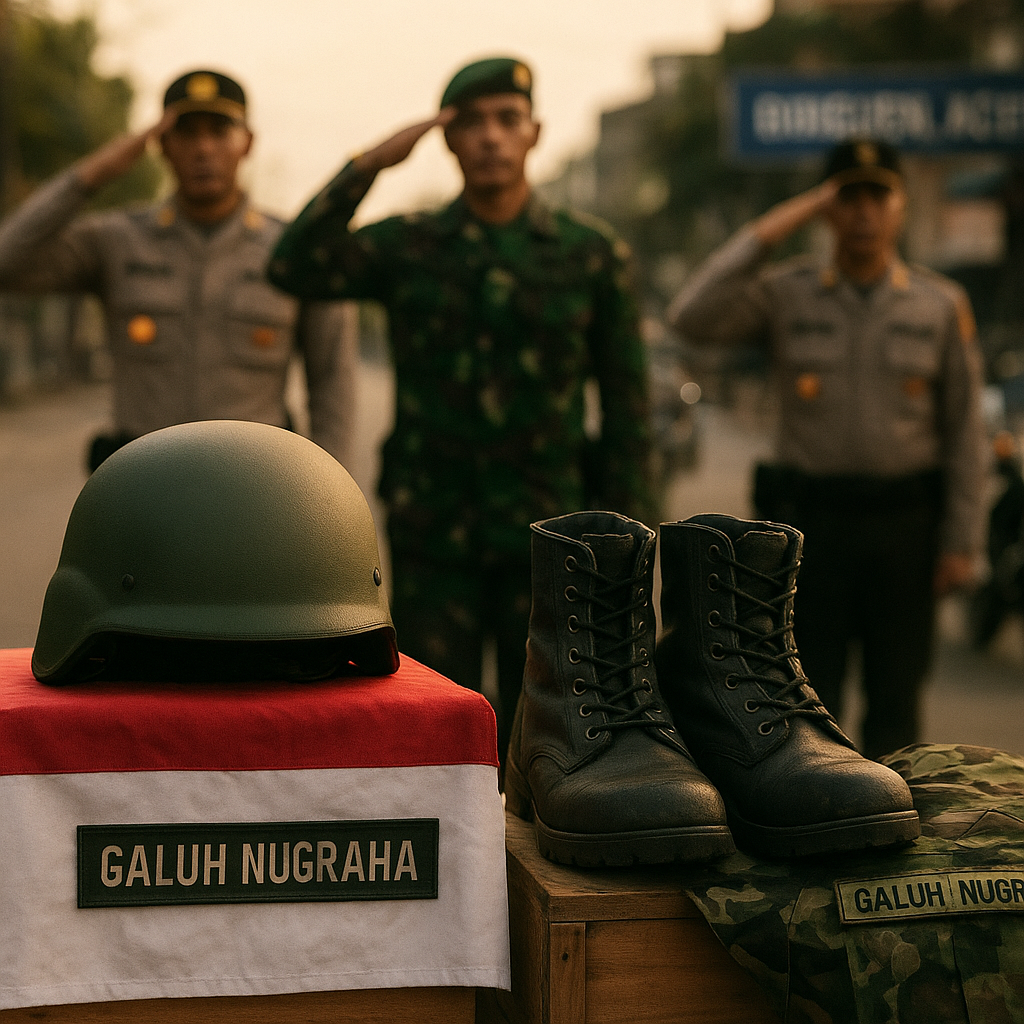 Panglima Ksatria Gugur: Pratu Galuh Nugraha Tewas Saat Bantu Polisi Kejar Bandar Narkoba di Bireuen