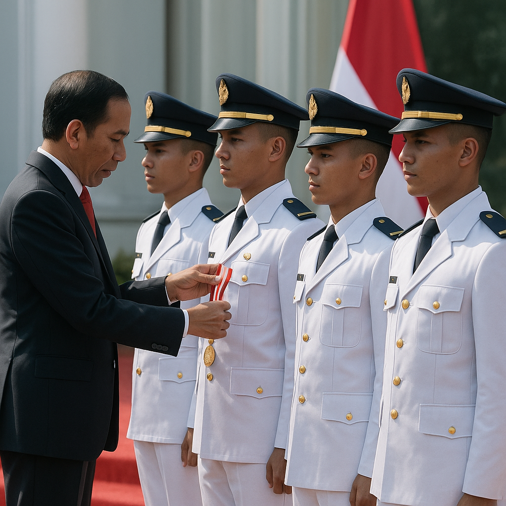 Empat Taruna Terbaik Terima Adhi Makayasa dari Presiden, Menjadi Teladan Prestasi dan Kepemimpinan