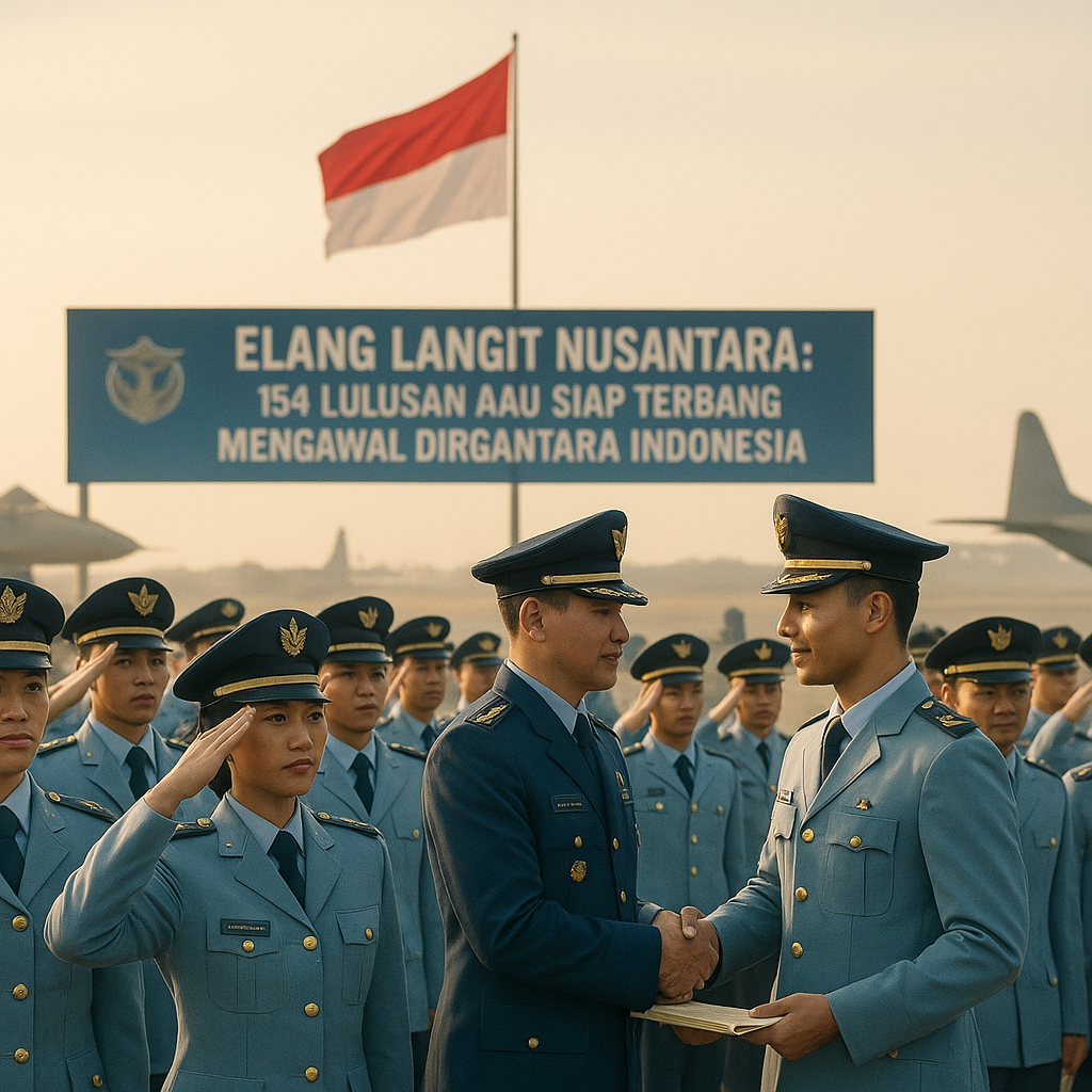 Elang Langit Nusantara: 154 Lulusan AAU Siap Terbang Mengawal Dirgantara Indonesia