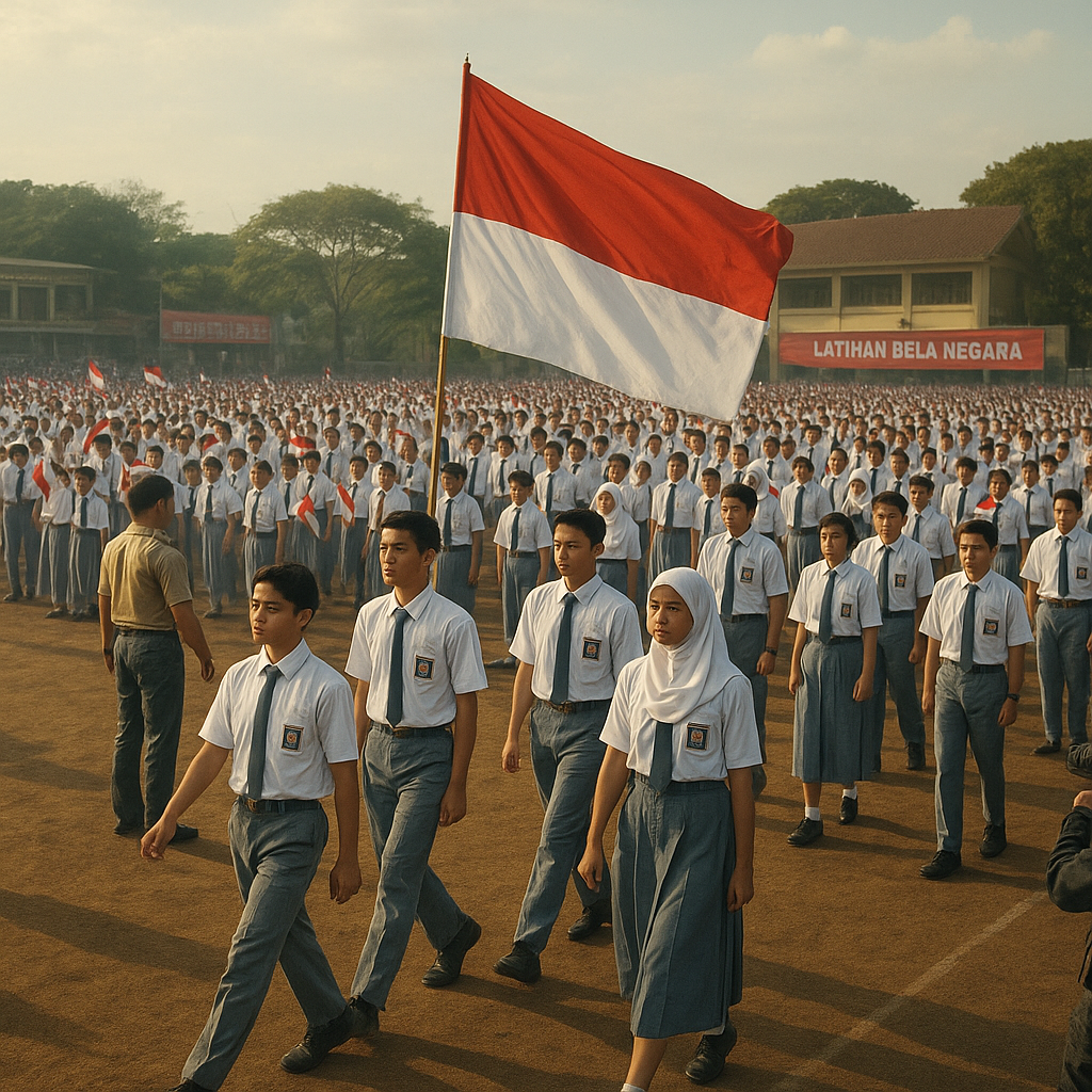 Latihan Bela Negara untuk Pelajar SMA, Menanamkan Jiwa Patriotisme Sejak Dini