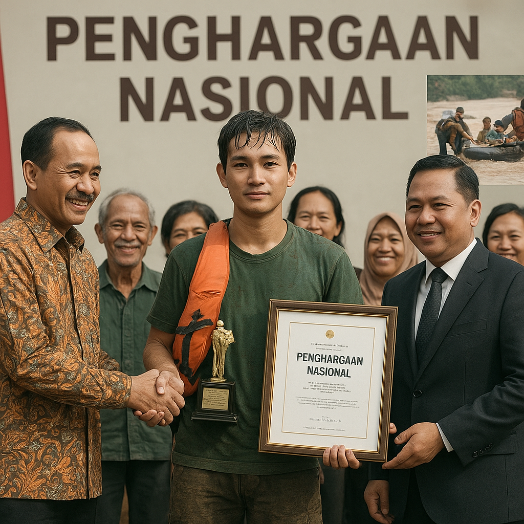 Pemuda Pecinta Alam Raih Penghargaan Nasional Usaha Selamatkan Warga dari Banjir Bandang