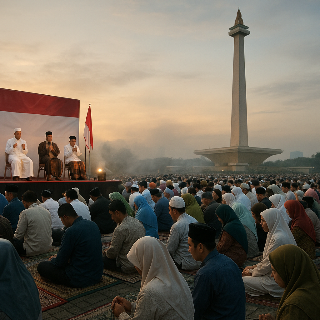 Semangat Persatuan, Istana Gelar Zikir dan Doa Kebangsaan di Monas Rayakan HUT ke-81 RI