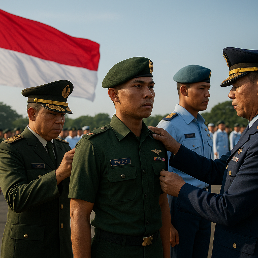 Upacara Kenaikan Pangkat Massal TNI: Penghargaan untuk Dedikasi dan Pengorbanan Tanpa Henti