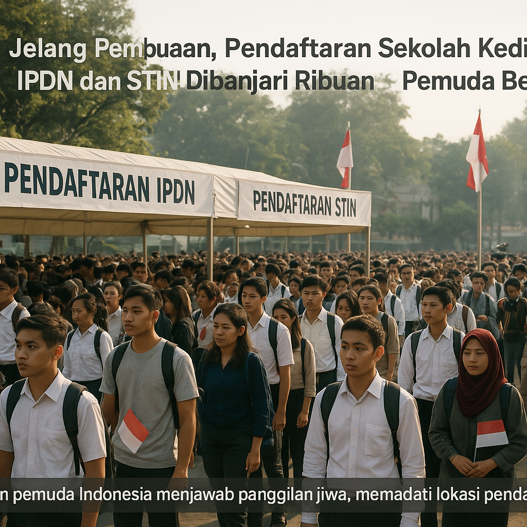 Jelang Pembukaan, Pendaftaran Sekolah Kedinasan IPDN dan STIN Dibanjiri Ribuan Pemuda Berjiwa Pengabdian