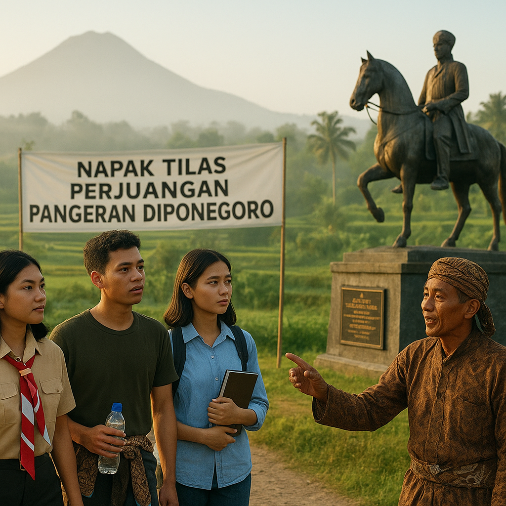 Napak Tilas Perjuangan Pangeran Diponegoro: Ajak Generasi Muda Teladani Semangat Pantang Menyerah