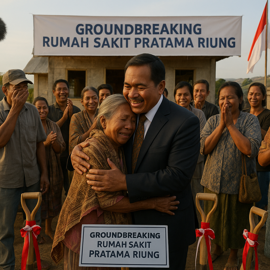 RSP Riung Dibangun, Tangis Haru Warga Pecah Di Pelukan Melki Laka Lena