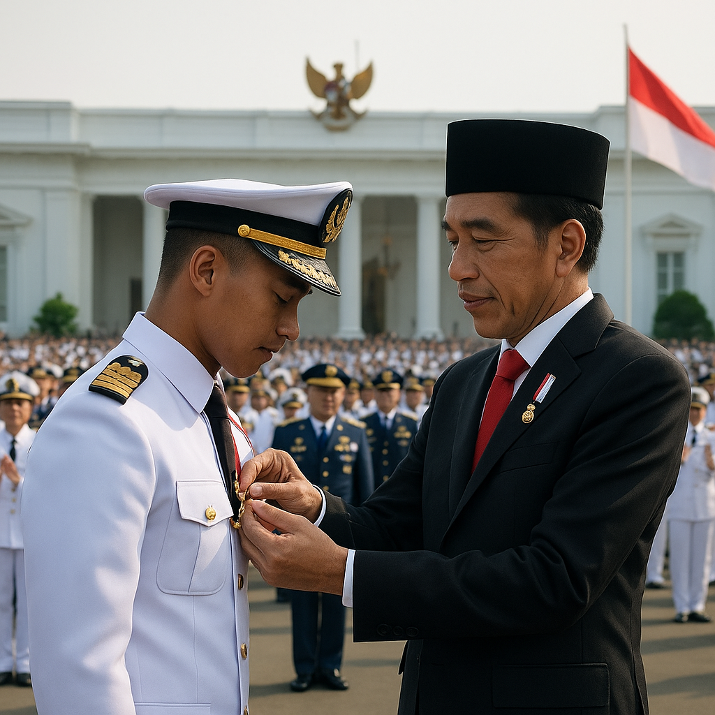 Lulusan Terbaik AAL 2026 Terima Penghargaan di Istana, Disematkan Langsung Presiden