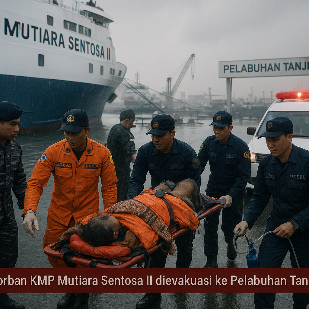Korban KMP Mutiara Sentosa II dievakuasi ke Pelabuhan Tanjung Perak