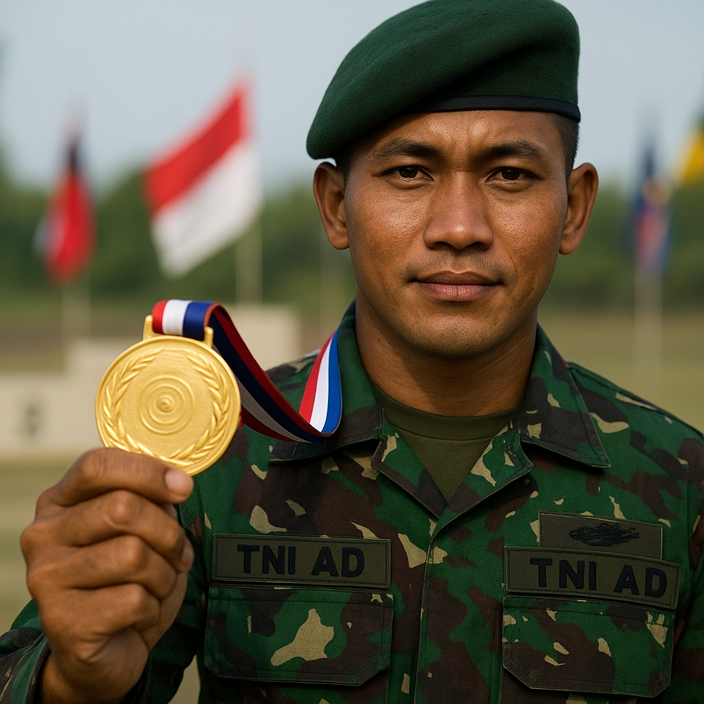 Prajurit TNI AD Raih Medali Emas di Kejuaraan Menembak Internasional, Buktikan Keunggulan Anak Bangsa