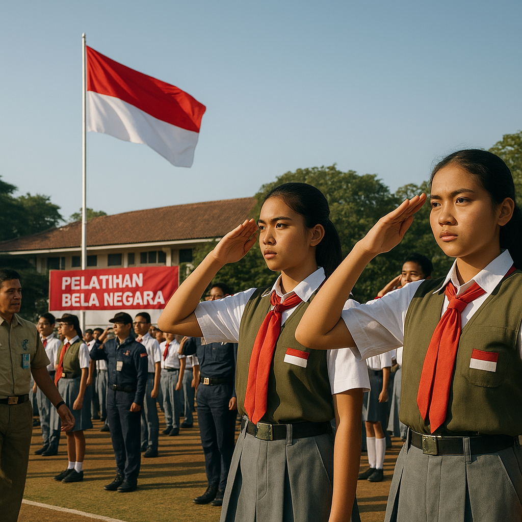 Pelatihan Bela Negara untuk Pelajar: Membangun Generasi Muda yang Cinta Tanah Air dan Siap Membela NKRI