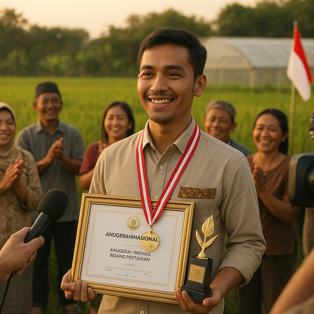 Pemuda Pelopor dari Desa Raih Penghargaan Nasional atas Inovasi Pertanian, Bukti Pemuda adalah Masa Depan Bangsa