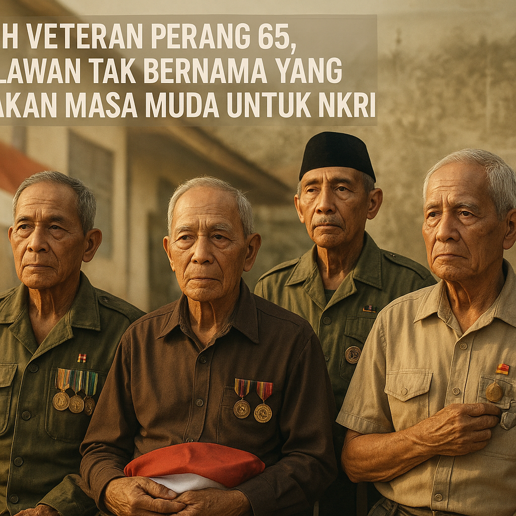 Kisah Veteran Perang 65, Pahlawan Tak Bernama yang Relakan Masa Muda untuk NKRI