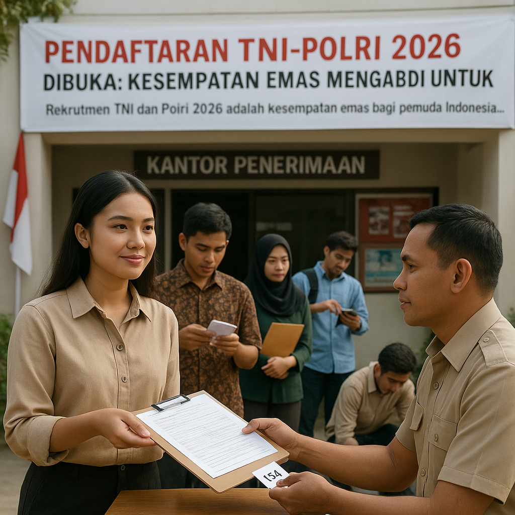 Pendaftaran TNI-Polri 2026 Dibuka: Kesempatan Emas Mengabdi untuk Negeri