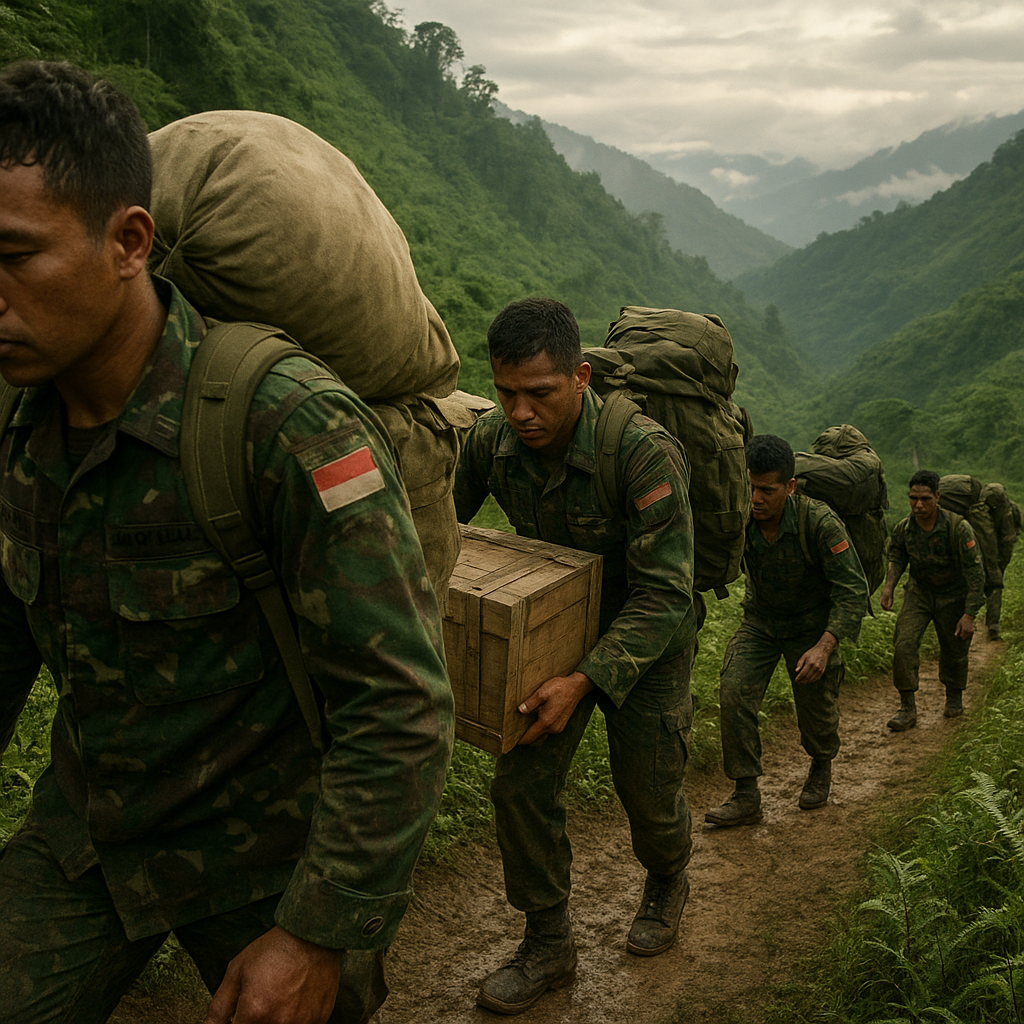 Kisah Heroik Prajurit Habema: Jalan Kaki Puluhan Kilometer Demi Antar 2 Ton Logistik ke Pegunungan Papua