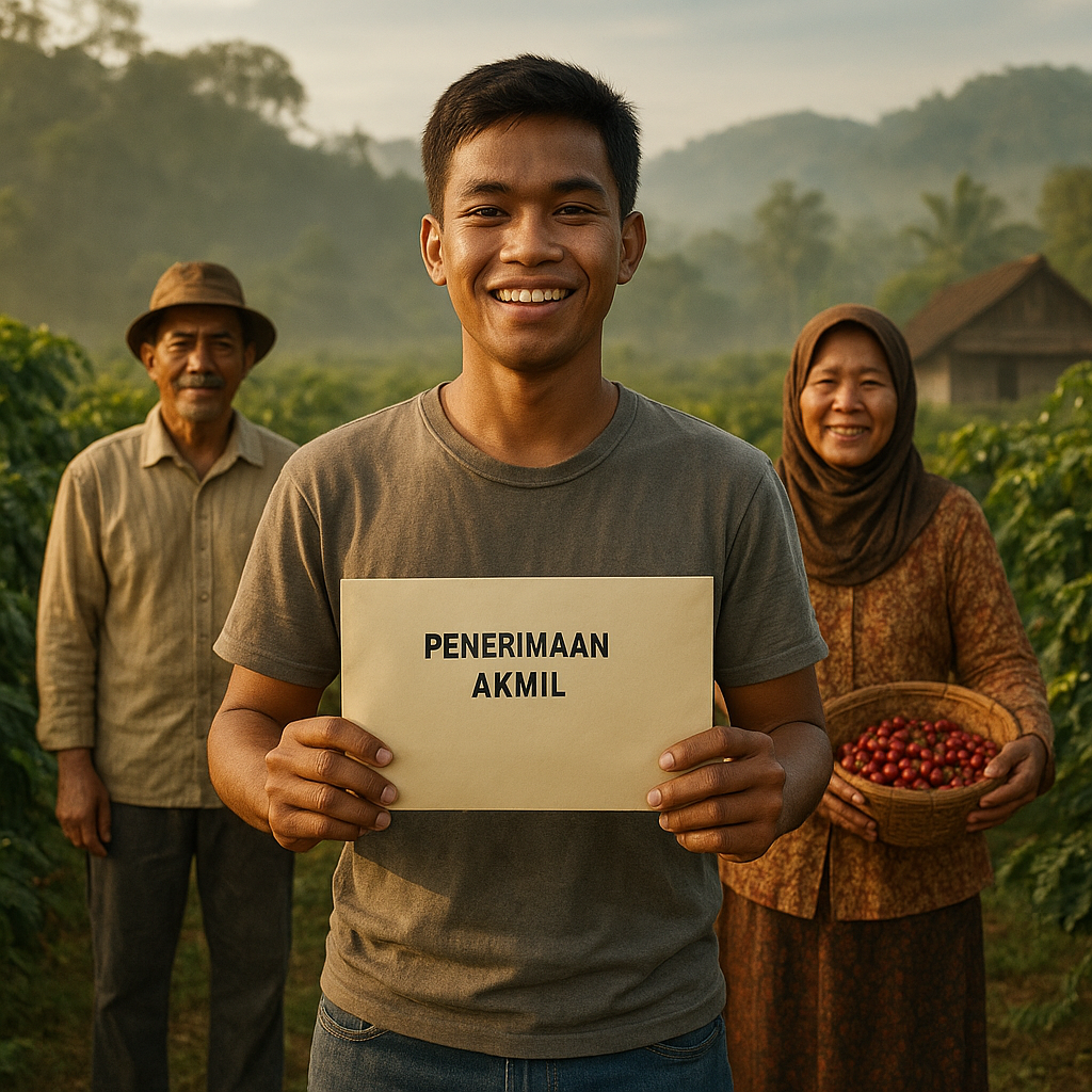 Empat Kali Gagal Tak Menyerah: Kisah Aji Afka Gunawan, Anak Petani Kopi Atusengkih yang Akhirnya Lolos Akmil