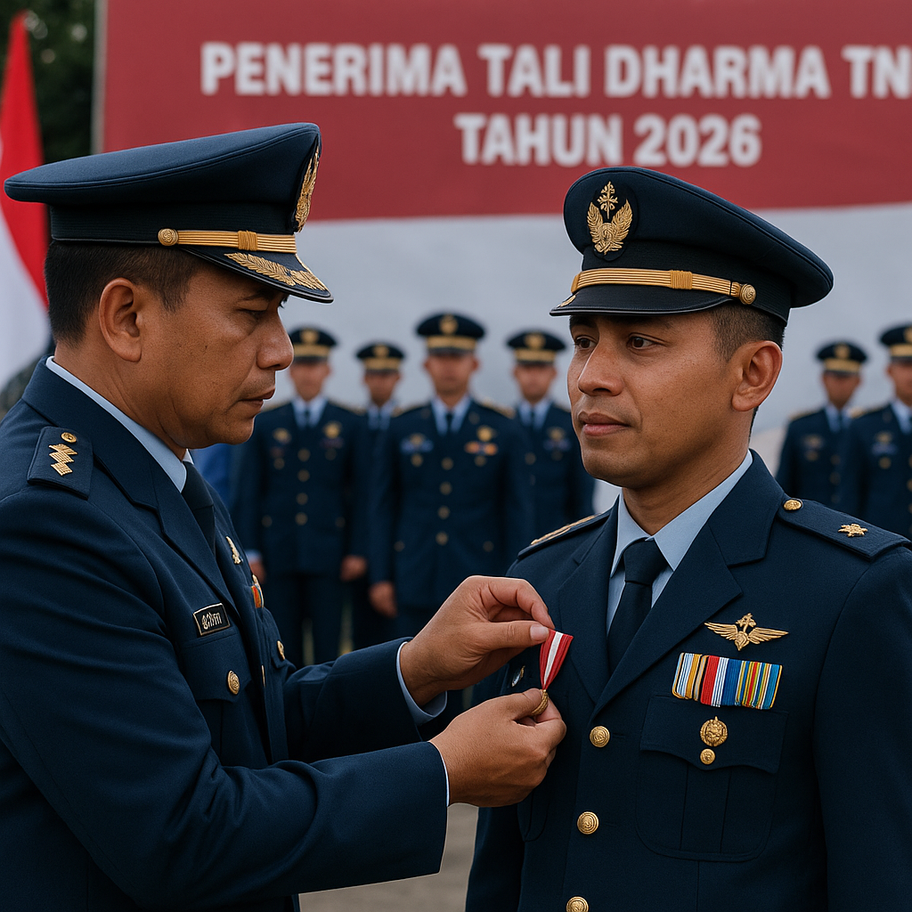 Penerima Tali Dharma Pertama TNI AU Tahun 2026, Bukti Pengabdian dan Keberanian Tiada Henti