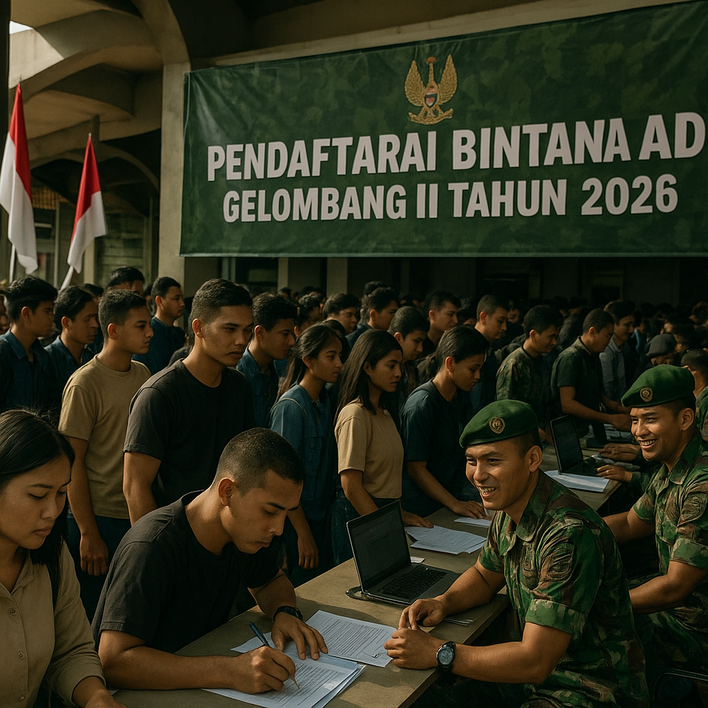 Meriahnya Pendaftaran Bintara PK TNI AD Gelombang II Tahun 2026, Ribuan Pemuda Berduyun-Duyun Wujudkan Mimpi Membela Negara