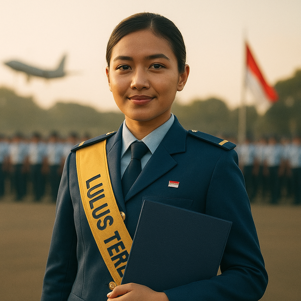Perempuan Muda Asal Surabaya Lulus Terbaik Sekolah Calon Perwira TNI AU, Bukti Kesetaraan dalam Membela Negara