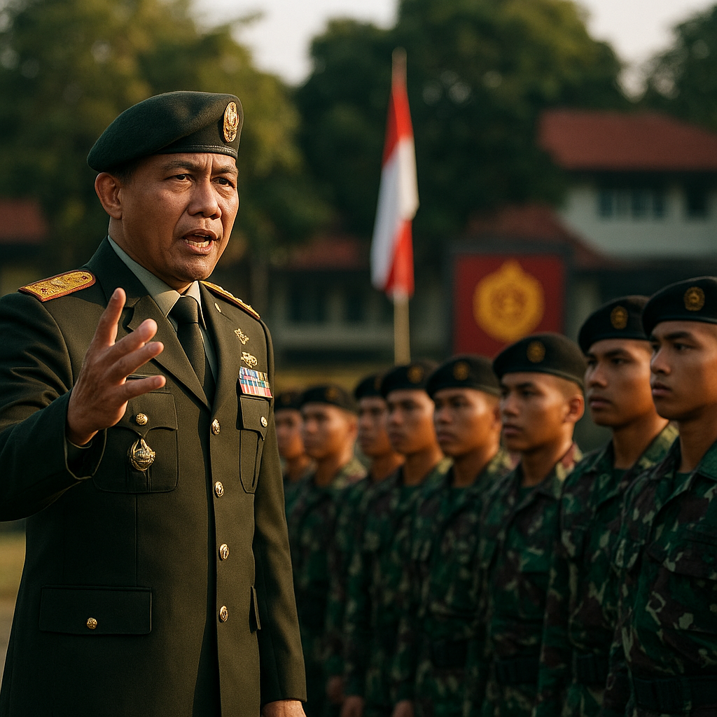 Panglima TNI Berikan Pembekalan pada Calon Prajurit tentang Nilai-nilai Kepahlawanan dan Pengorbanan untuk Negara