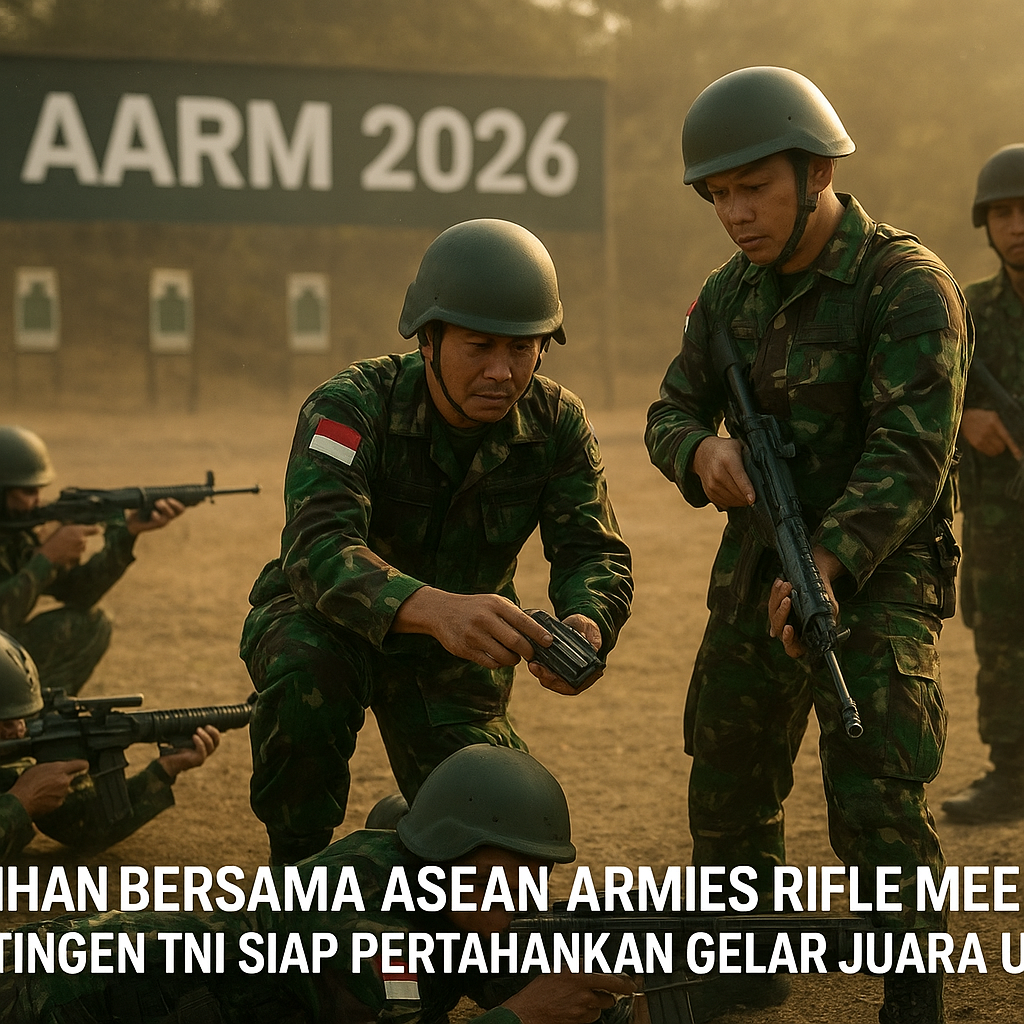Latihan Bersama ASEAN Armies Rifle Meet 2026: Kontingen TNI Siap Pertahankan Gelar Juara Umum