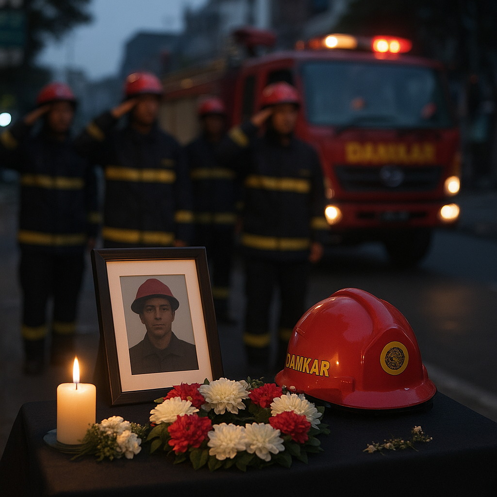 Petugas Damkar Meninggal Usai Ngeluh Nyeri Dada Saat Bertugas di Kramat Jati