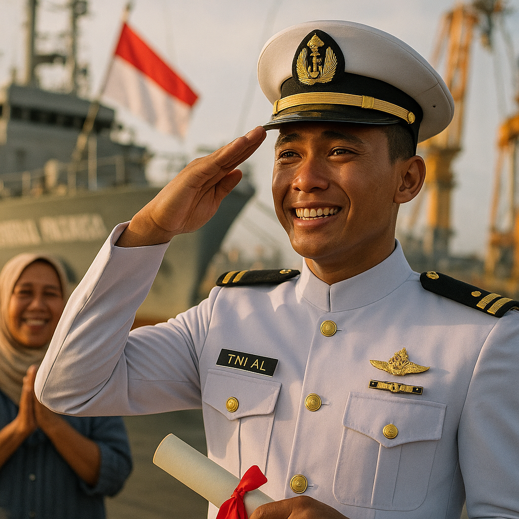 Lulusan STIP Jadi TNI AL, Perwira Muda Ini Buktikan Mimpi Anak Pelaut Bisa Terwujud