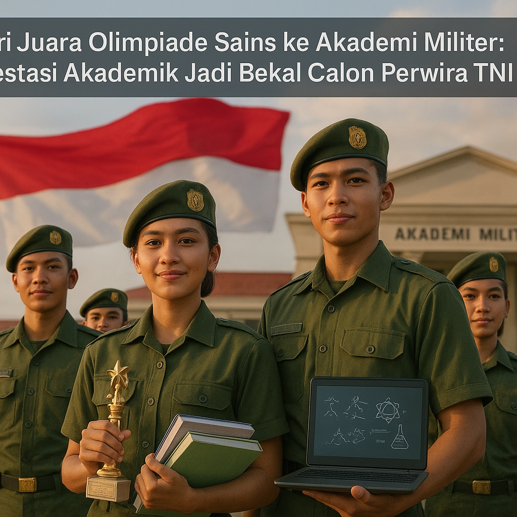 Dari Juara Olimpiade Sains ke Akademi Militer: Prestasi Akademik Jadi Bekal Calon Perwira TNI