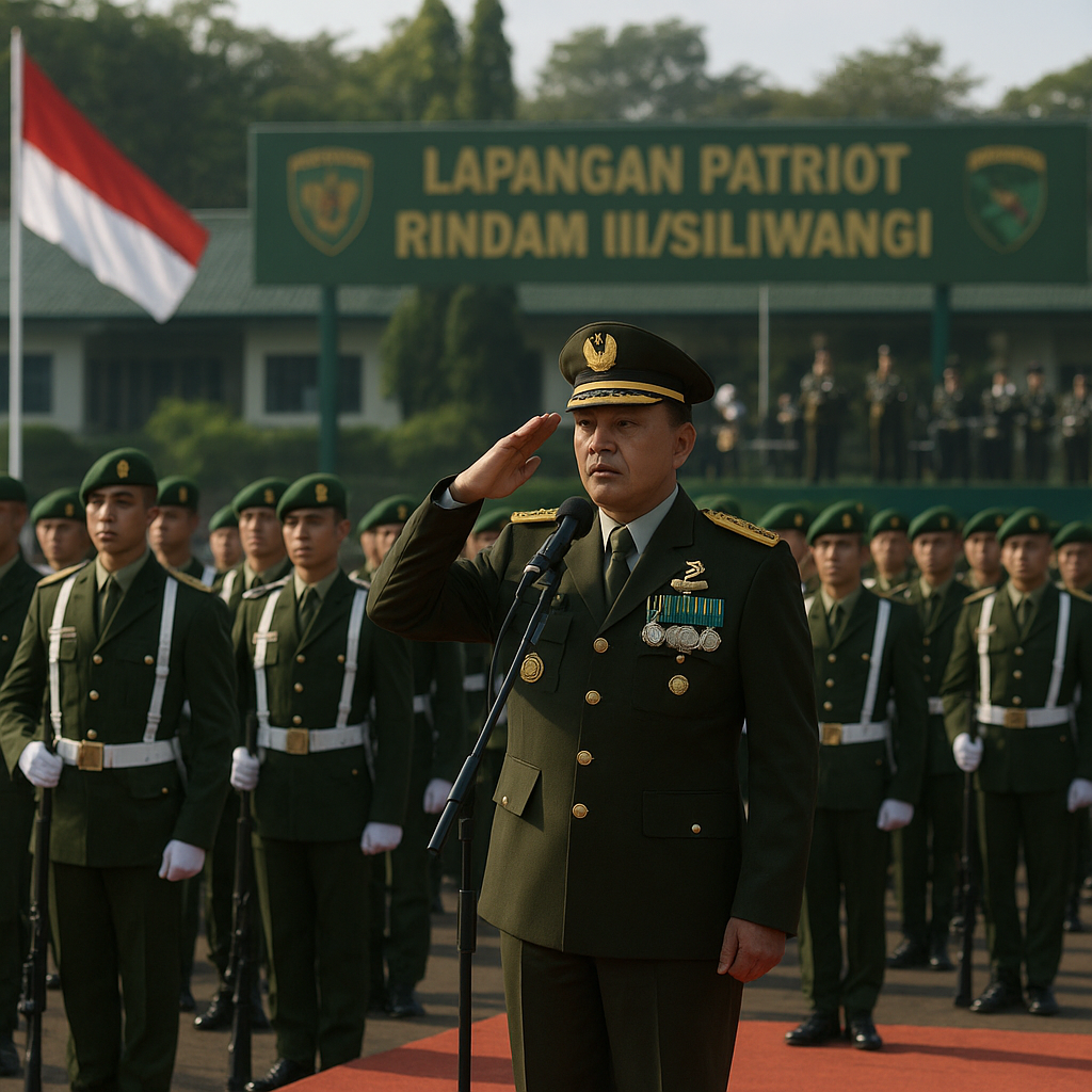 Pangdam III/Siliwangi Lantik Bintara Baru TNI AD, Tekankan Profesionalisme dan Integritas