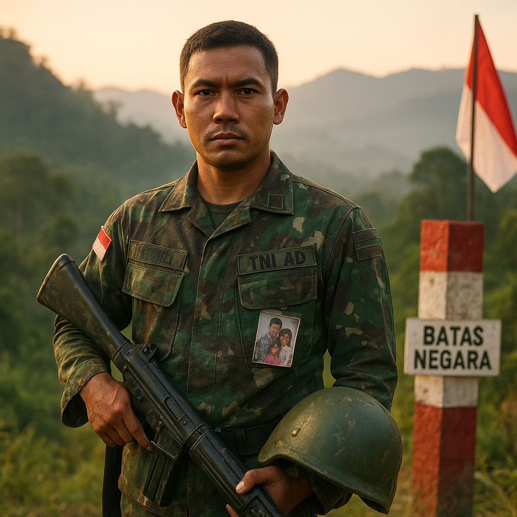 Kisah Prajurit TNI Rela Tinggalkan Keluarga Demi Jaga Perbatasan Papua, Semangat Pengabdian Tak Tergoyahkan