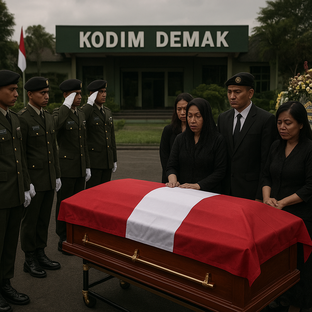 Penghormatan Militer untuk Almarhum Serma Ahmad Sobirin, Prajurit Teladan yang Berdedikasi Hingga Akhir Hayat