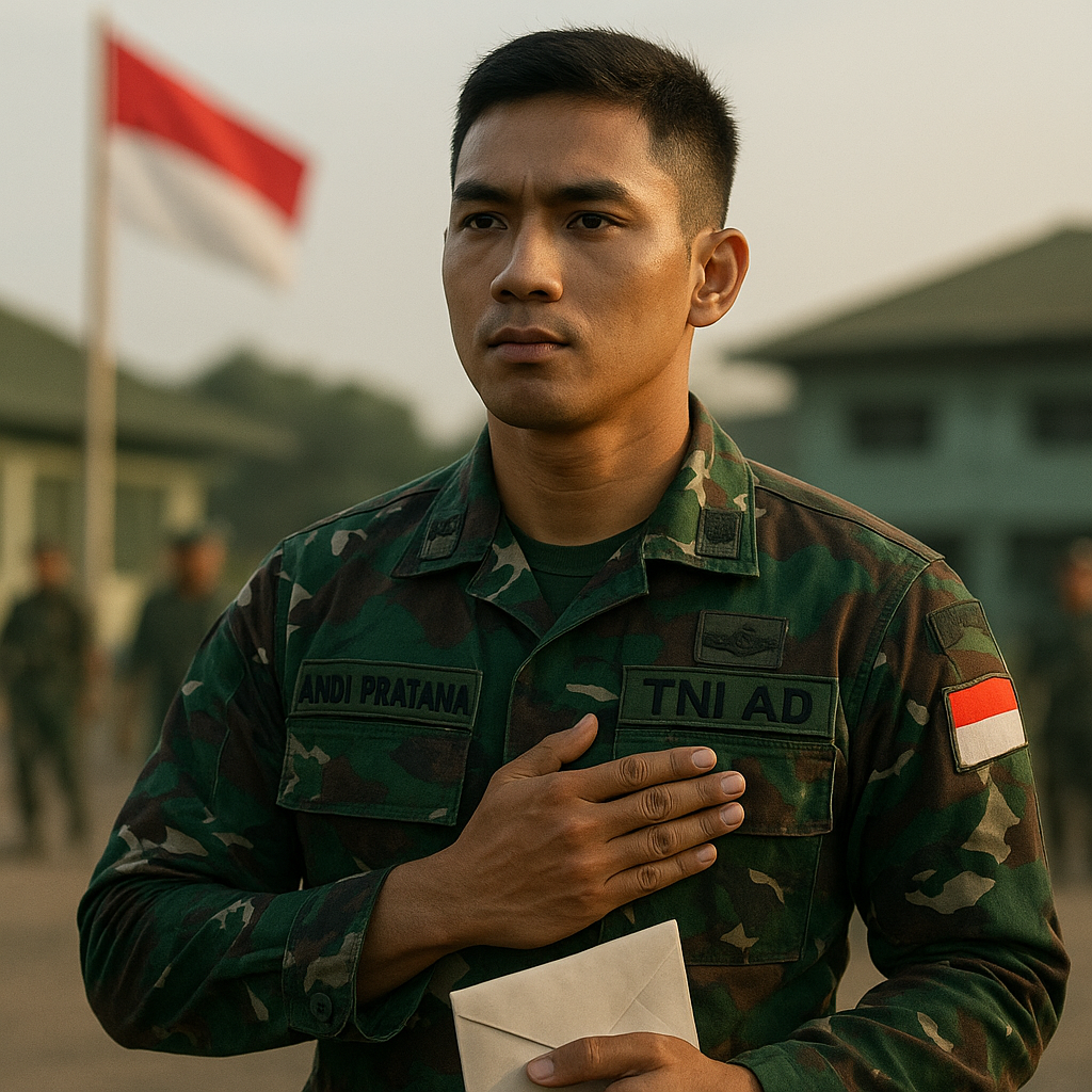 Kisah Letnan Dua Andi: Relakan Beasiswa Luar Negeri Demi Bela Negara