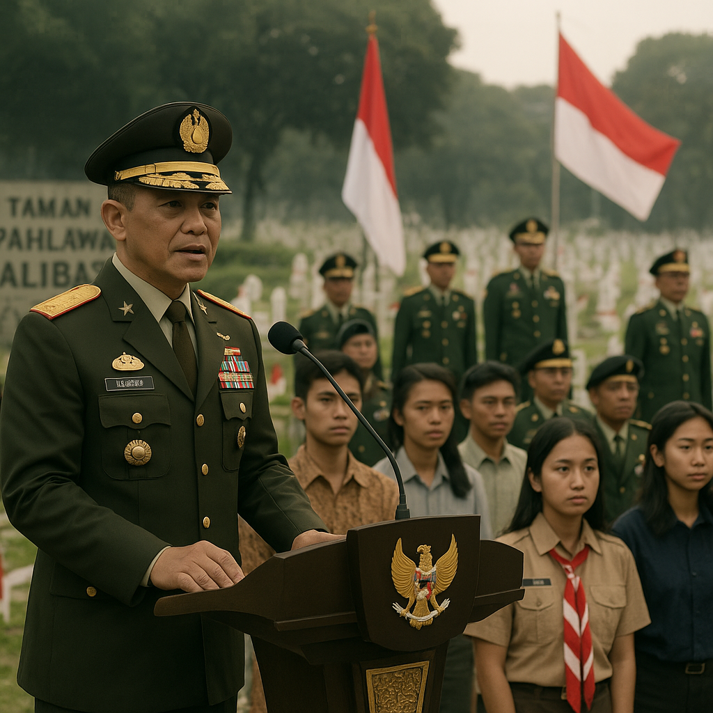 Upacara Peringatan Hari Pahlawan: Jenderal TNI Ajak Pemuda Junjung Tinggi Nilai Pengorbanan