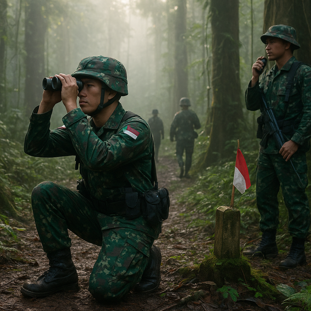 Kisah Prajurit TNI di Perbatasan Kalimantan: Bertahan di Hutan Rimba Demi Kedaulatan NKRI