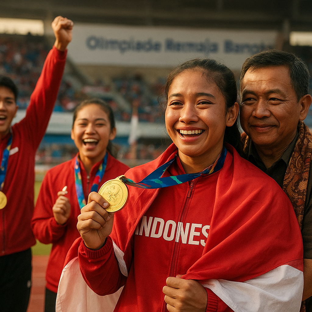 Atlet Muda Indonesia Sumbang Medali di Olimpiade Remaja, Semangat Juang Tanpa Henti