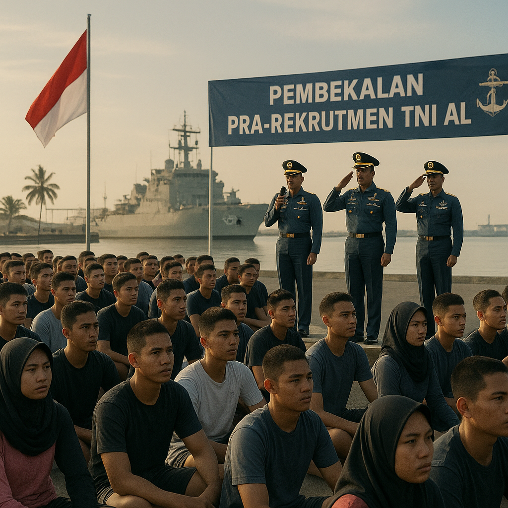 Ratusan Pemuda Ikuti Pembekalan Pra-Rekrutmen TNI AL: Persiapan Menuju Lembaran Pengabdian Baru