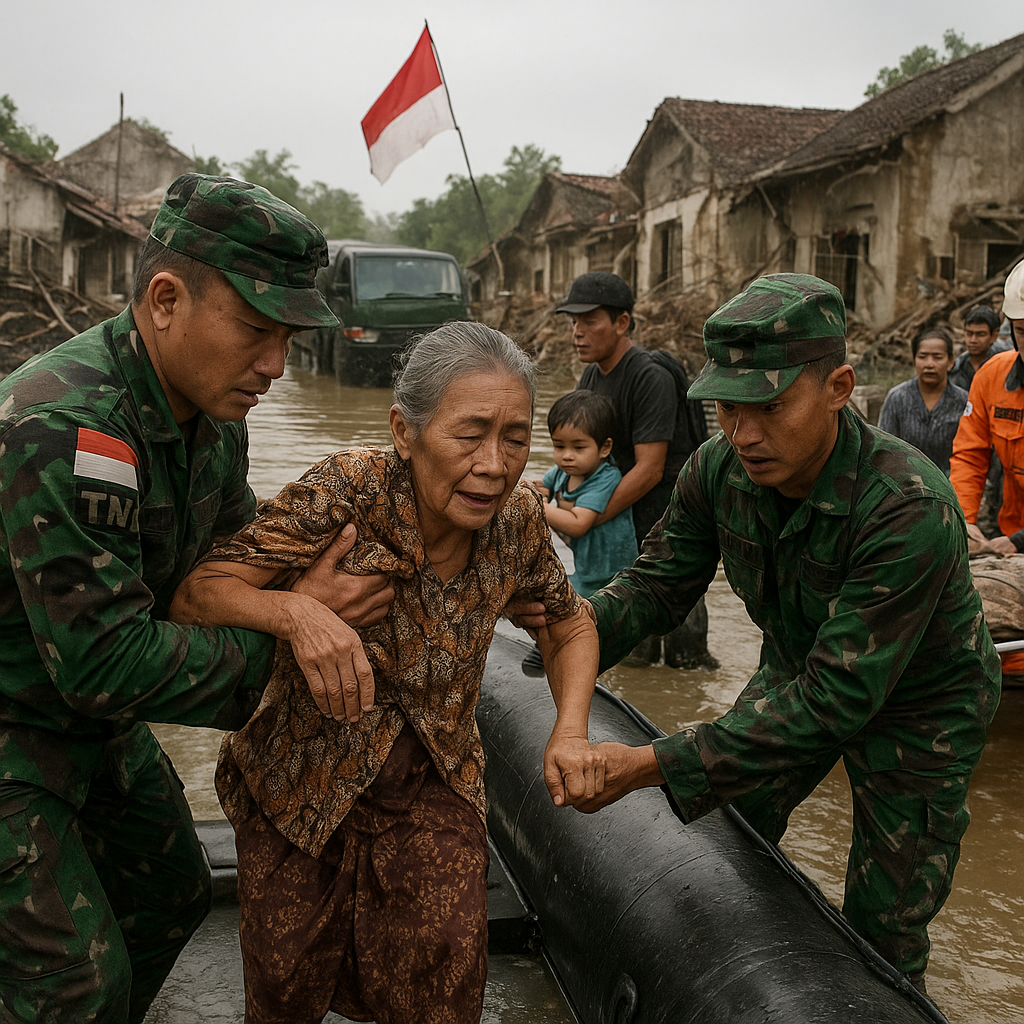 Kisah Penyelamatan Warga Sipil oleh Prajurit TNI di Lokasi Bencana, Bukti Nyata Prajurit Rakyat