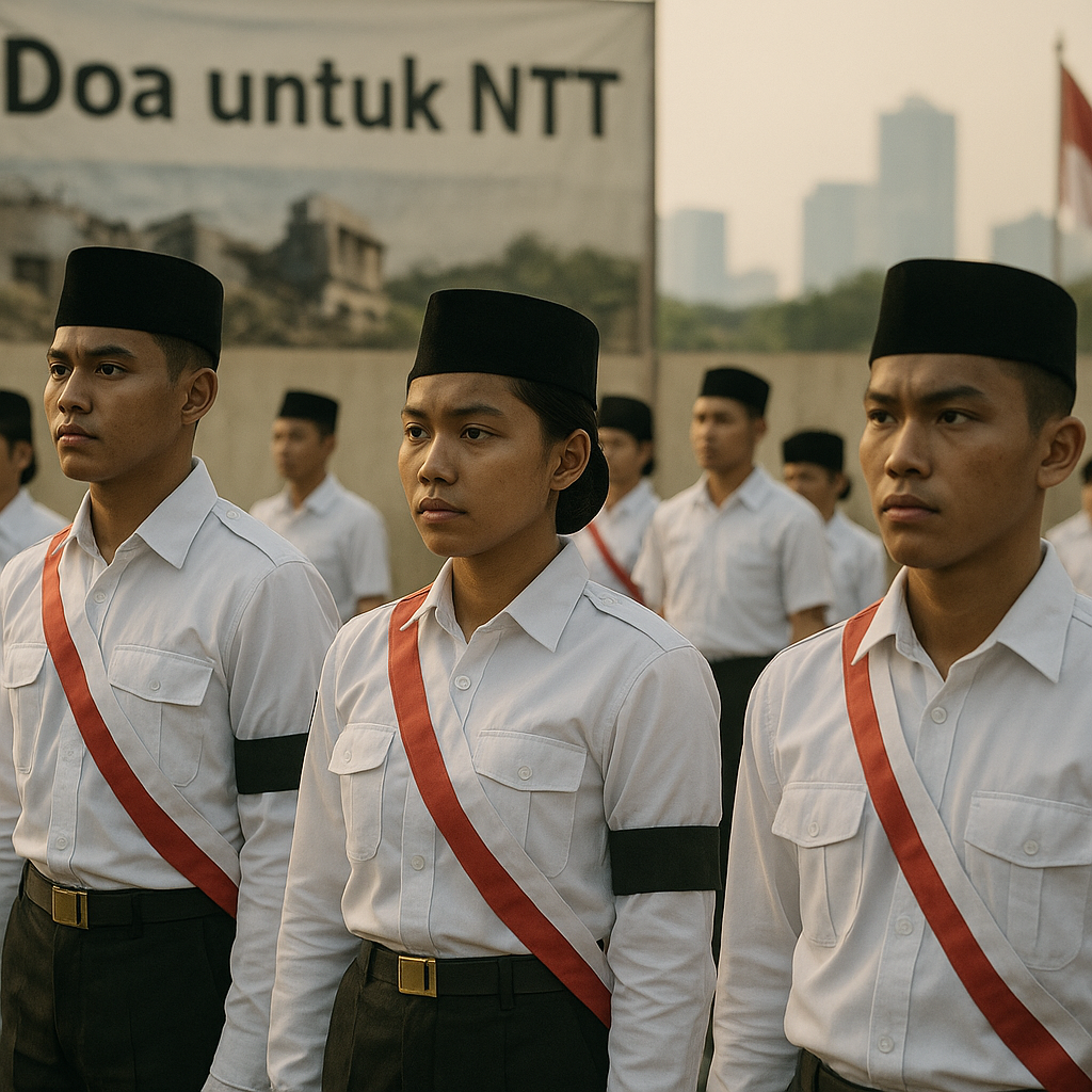 Tetap Semangat di Tengah Duka: Doa untuk Paskibraka Asal NTT yang Wilayahnya Terdampak Gempa