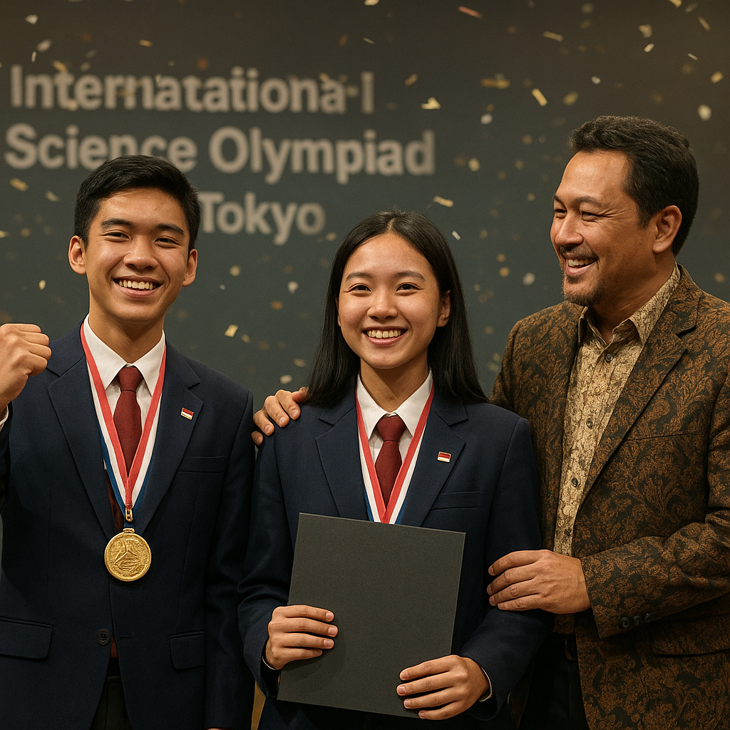 Pemuda Pelajar Indonesia Raih Medali Emas Olimpiade Sains Internasional: Bukti Prestasi di Kancah Global