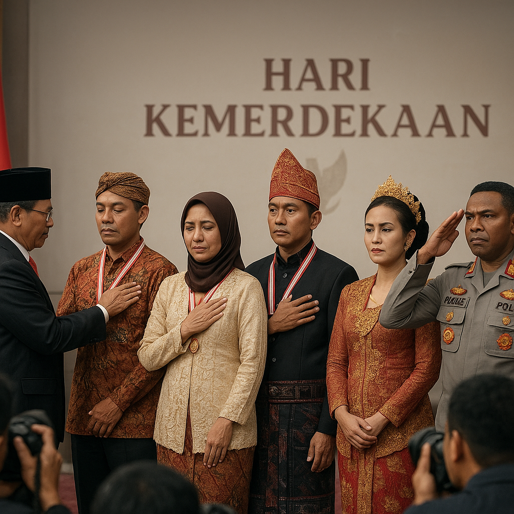 Penghargaan Pahlawan Nasional untuk Lima Tokoh Pejuang Daerah di Hari Kemerdekaan