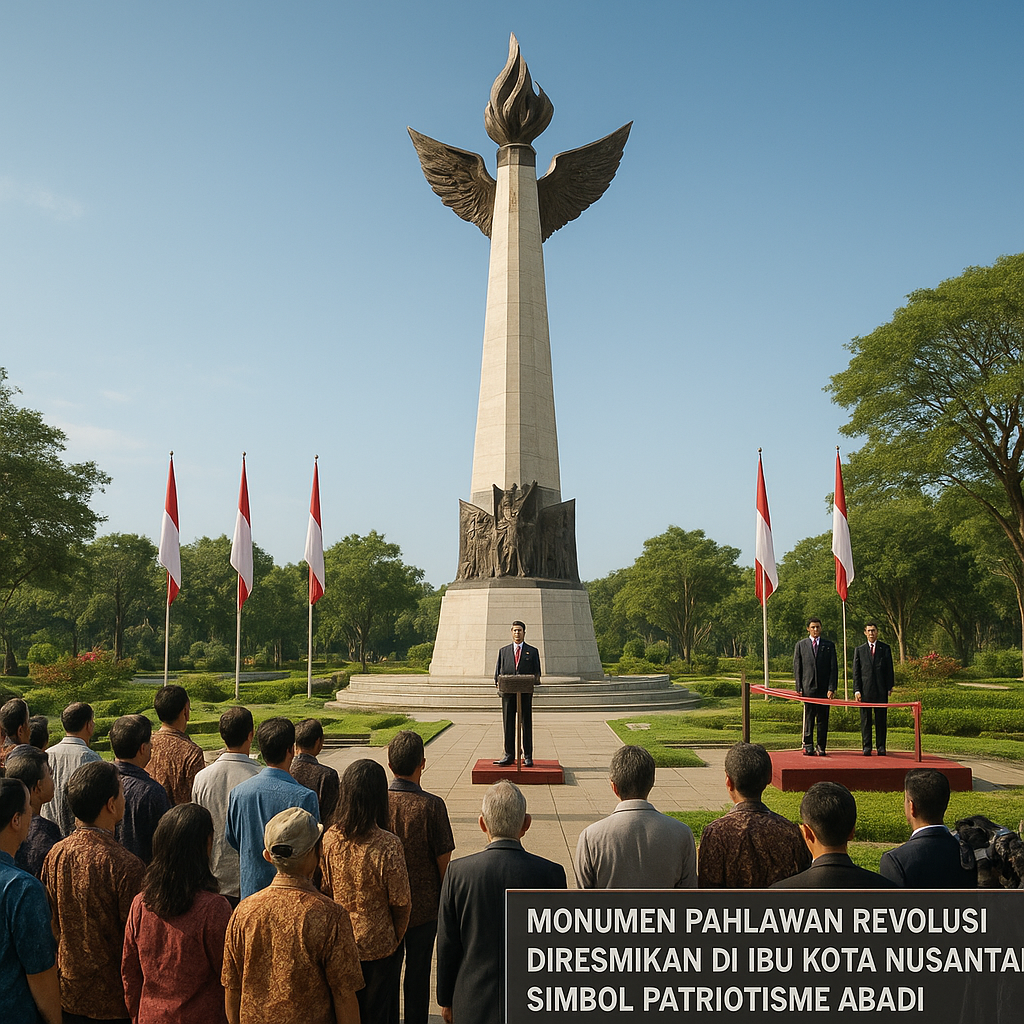Monumen Pahlawan Revolusi Diresmikan di Ibu Kota Nusantara, Simbol Patriotisme Abadi