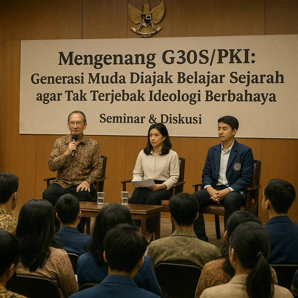 Mengenang G30S/PKI: Generasi Muda Diajak Belajar Sejarah agar Tak Terjebak Ideologi Berbahaya
