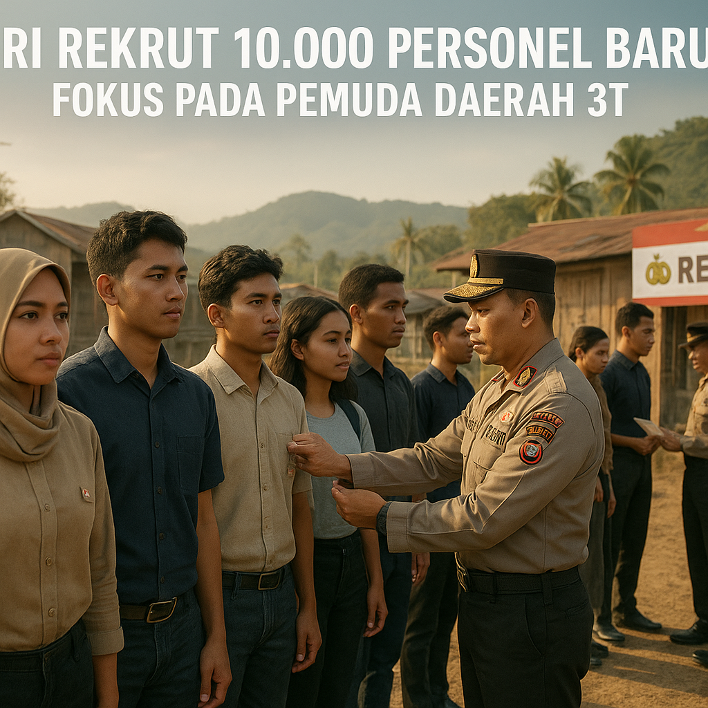 Polri Rekrut 10.000 Personel Baru 2026, Fokus pada Pemuda Daerah 3T